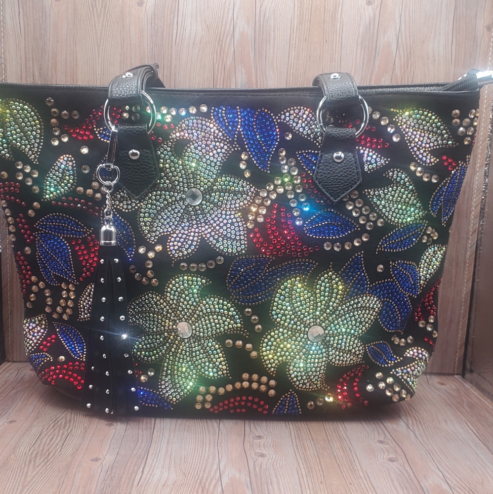 Bedazzled Tall Tote